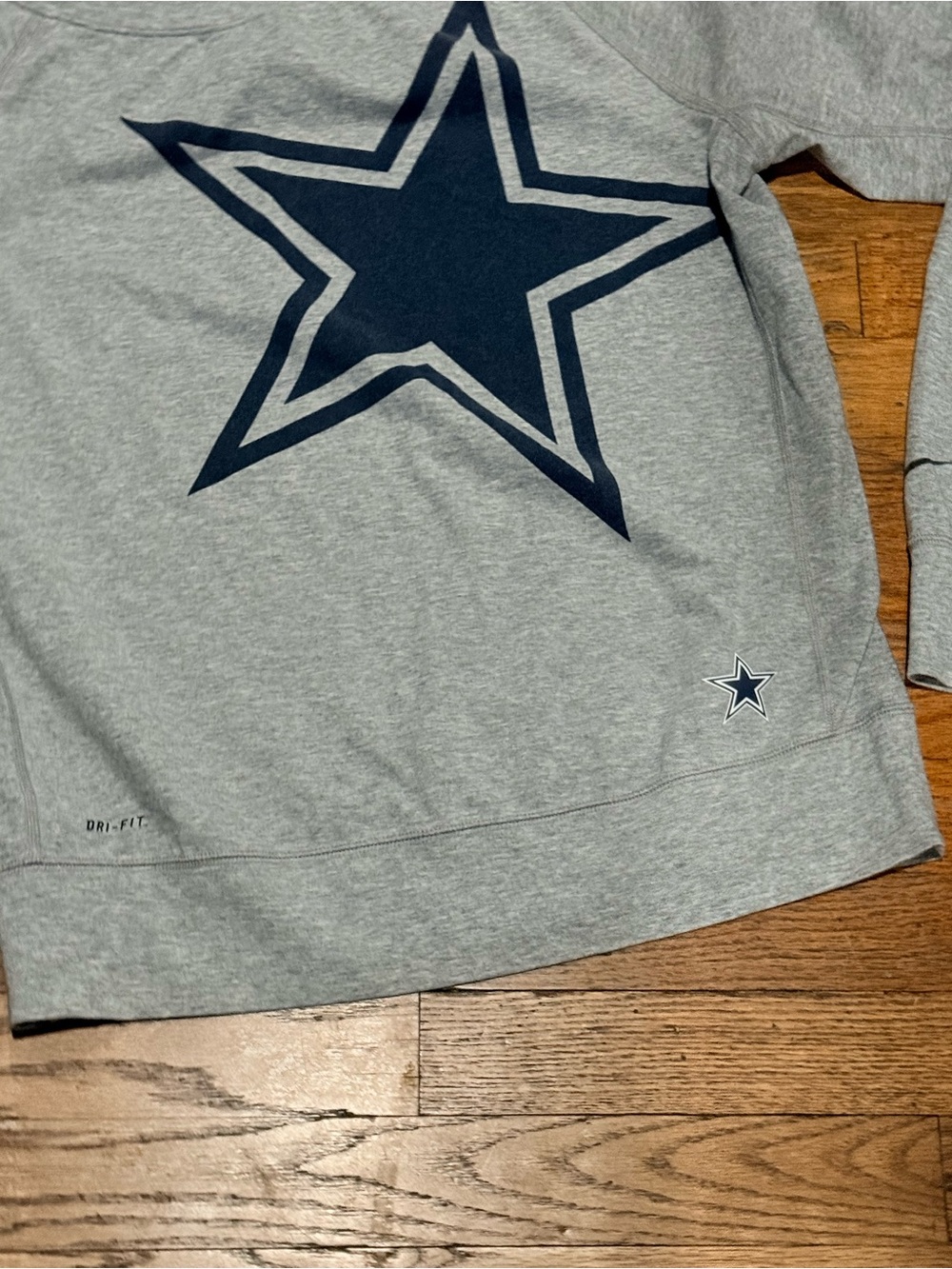 Nike Gray Dri-FIT NFL Cowboys Team Sweatshirt Size M - Picture 3 of 7